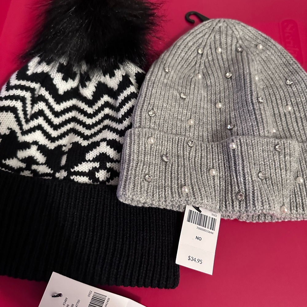 Lane Bryant beanies (2)